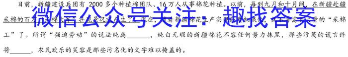 江西省部分高中学校2023-2024学年高二下学期联考(381B)语文