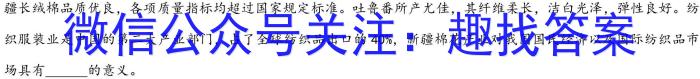 广西高二年级2024年春季学期入学联合检测卷/语文