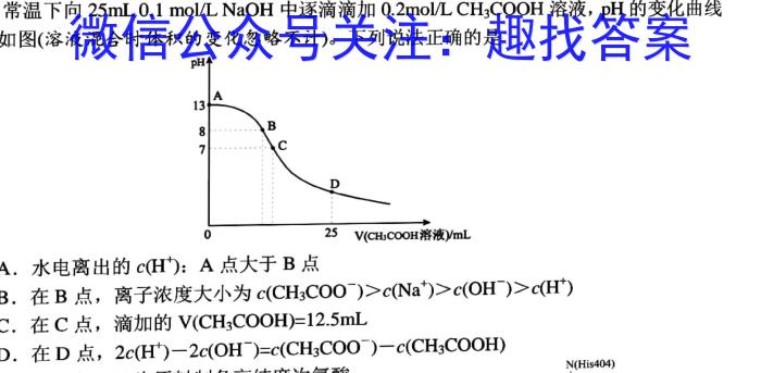 【精品】上进联考 2023-2024学年高三5月高考适应性大练兵联考化学