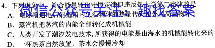 江西省2024年初中学业水平考试冲刺卷(BC)[J区专用](二)2物理试题答案