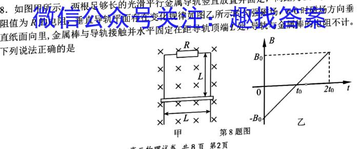 智ZH河南省2024年中招押题冲刺卷(二)物理`