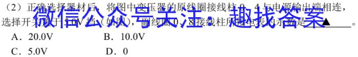 安徽省2023-2024学年度第二学期九年级作业辅导练习f物理