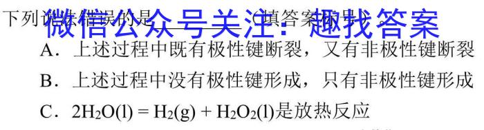 万友2023-2024学年下学期九年级·第一次检测化学