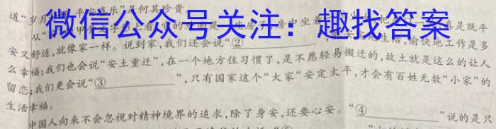 2024年湖南省普通高中学业水平合格性考试高二仿真试卷(专家版四)语文