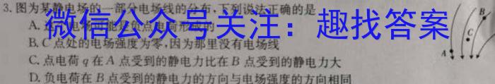 九师联盟·河南省商丘市2023-2024学年高二下学期期中考试（4.27）物理试卷答案