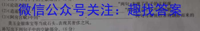 2023-2024学年内蒙古高二考试5月联考(24-532B)语文