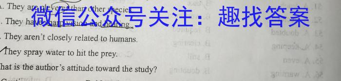 2024河南中考学业备考全真模拟试卷(实验号外)英语试卷答案