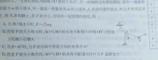 太原市成成中学校2025届高三年级上学期入学考试(物理)试卷答案