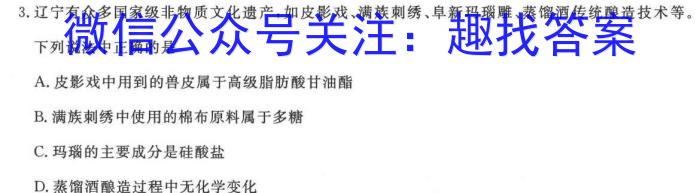 3河南省2023-2024学年七年级第二学期学情分析一化学试题