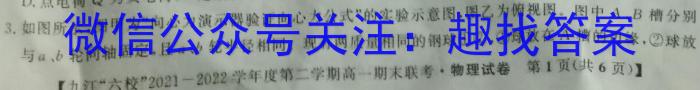 安徽省省城名校2024年中考最后三模（一）h物理