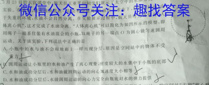 河南省周口市2024年九年级第二次模拟试卷物理