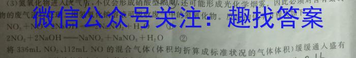 陕西省2023-2024学年第二学期九年级摸底考试(卷)化学