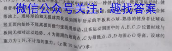 梅州市高三总复习质检试题（2024.2）物理试卷答案