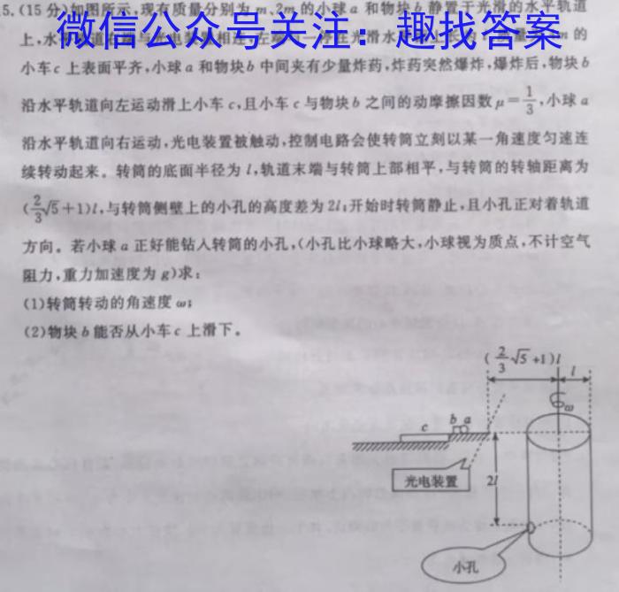 河北省石家庄市四十二中2024届初三阶段练习2物理`