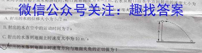 2024年普通高等学校招生全国统一考试猜题密卷(一)1物理`