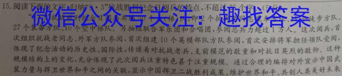 安徽省2024年中考密卷·先享模拟卷(二)2/语文