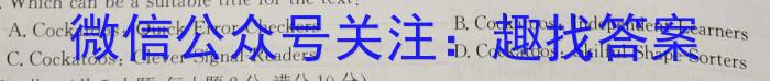 鼎成原创模考2024年河南省普通高中招生考试方向预判卷(二)英语