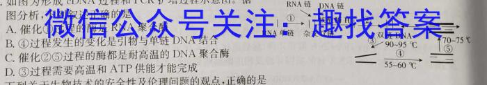 河南省2023-2024学年第二学期高二年级期末考试生物学试题答案