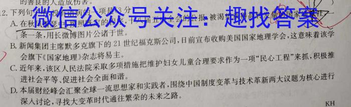 山东省2024-2025学年上学期济南市济南高新区初三年级开学测试语文