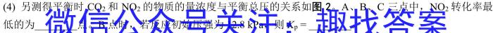 湖南省2024年春季高一年级入学暨寒假作业检测联考化学