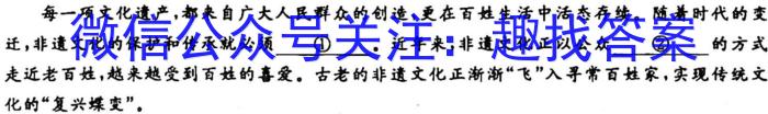 蒙城县2022-2023年度九年级第一学期义务教育教学质量检测(2月)语文