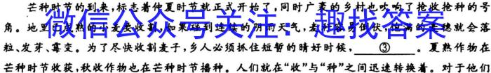 广西国品文化 2023年高考桂柳信息冲刺金卷(二)2语文