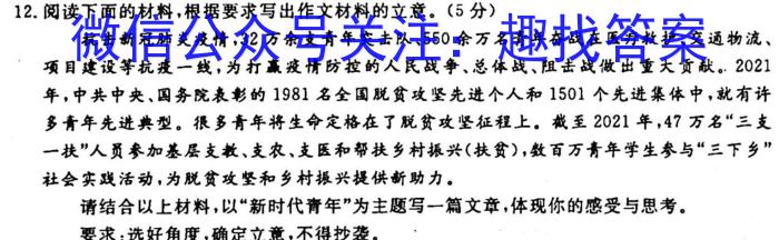 走向重点 2023年高考密破考情卷 宁夏(十)10语文