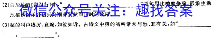 2022-2023学年陕西省高一2月联考(23-250A)语文