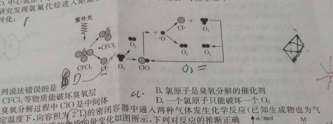 2023届广东省新高考普通高中学科综合素养评价高三年级春学期开学调研考试化学