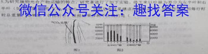 酒泉市普通高中2022~2023学年度第一学期高一期末(2023.02)生物试卷答案