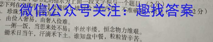 2023年普通高等学校招生全国统一考试 23·JJ·YTCT 金卷·押题猜题(二)2语文