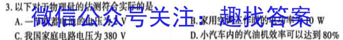 2022~2023学年安徽九年级上学期阶段检测(23-CZ60c)物理`