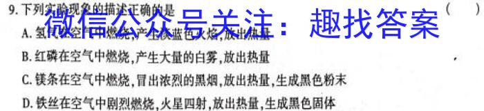 黑河市高级中学2022~2023学年度2020级高三期末考试(233365Z)化学