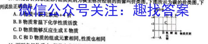 衡中同卷2022-2023上学期高三期末考试(新高考/新教材)化学