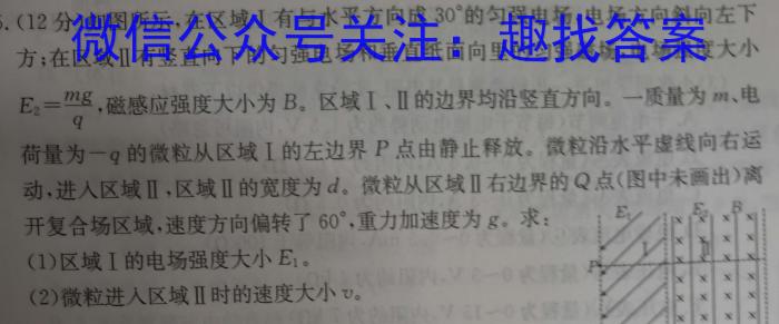 辽宁省2024~2023学年第一学期高二期末质量检测(23048B)q物理