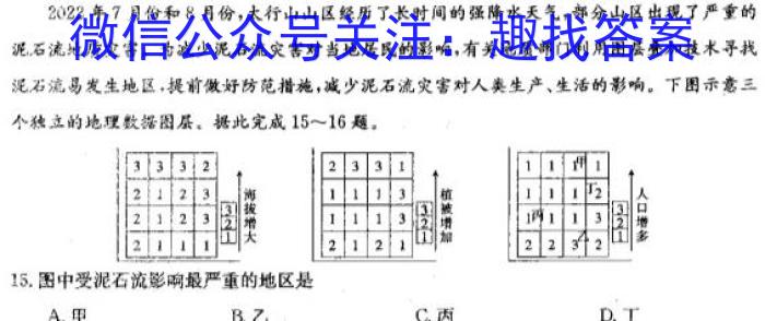 2023唐山一模高三3月联考政治1