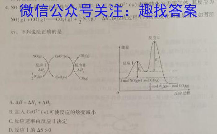 考前信息卷·第五辑 砺剑·2023相约高考 强基提能拔高卷(二)2化学