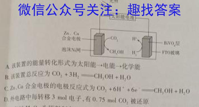 牡丹江市2022级高一学年上学期期末考试化学