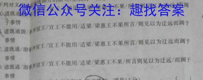 2023年江西省上饶市中考模拟冲刺卷语文
