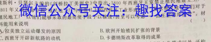 河南省2022-2023学年度九年级综合素养评估（五）（PGZX B HEN）历史