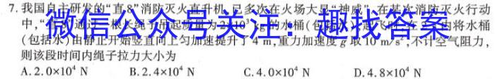 绵阳中学高2023届高三第七次模拟检测试题物理.