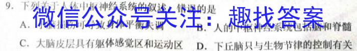 2023年普通高等学校招生全国统一考试名校联盟·模拟信息卷(八)8生物