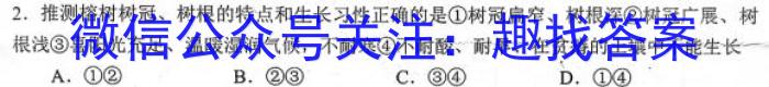 江西省2024届八年级上学期第四阶段练习地理