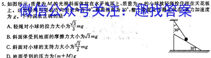 浙江省十校联盟2023届高三第三次联考(2月).物理