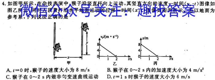 大联考·百校大联考 2023届高三第六次百校大联考试卷 新教材-Lf物理