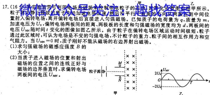 2023高考名校导航冲刺金卷(二)2f物理