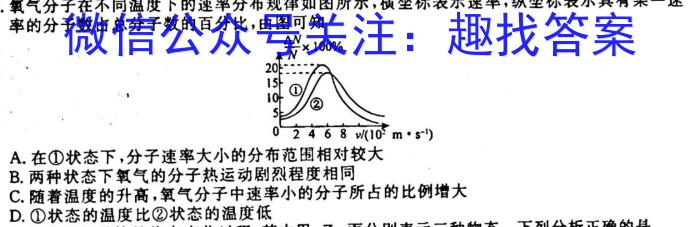 安徽省十联考 2022-2023学年度第二学期高二开学摸底联考(232394D)物理.