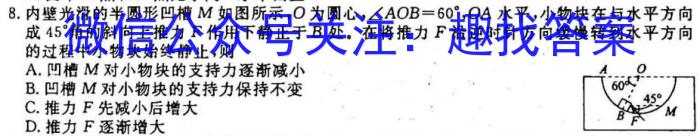 安徽省2023年名校之约·中考导向总复*模拟样卷（六）物理.