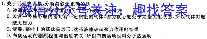 2023年河南省新乡市高三年级3月联考物理.