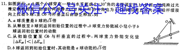 天一大联考 2022-2023学年(下)高三年级联合考试.物理